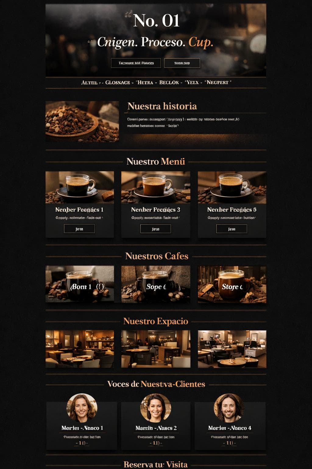 Luz de Grano — vista previa del theme