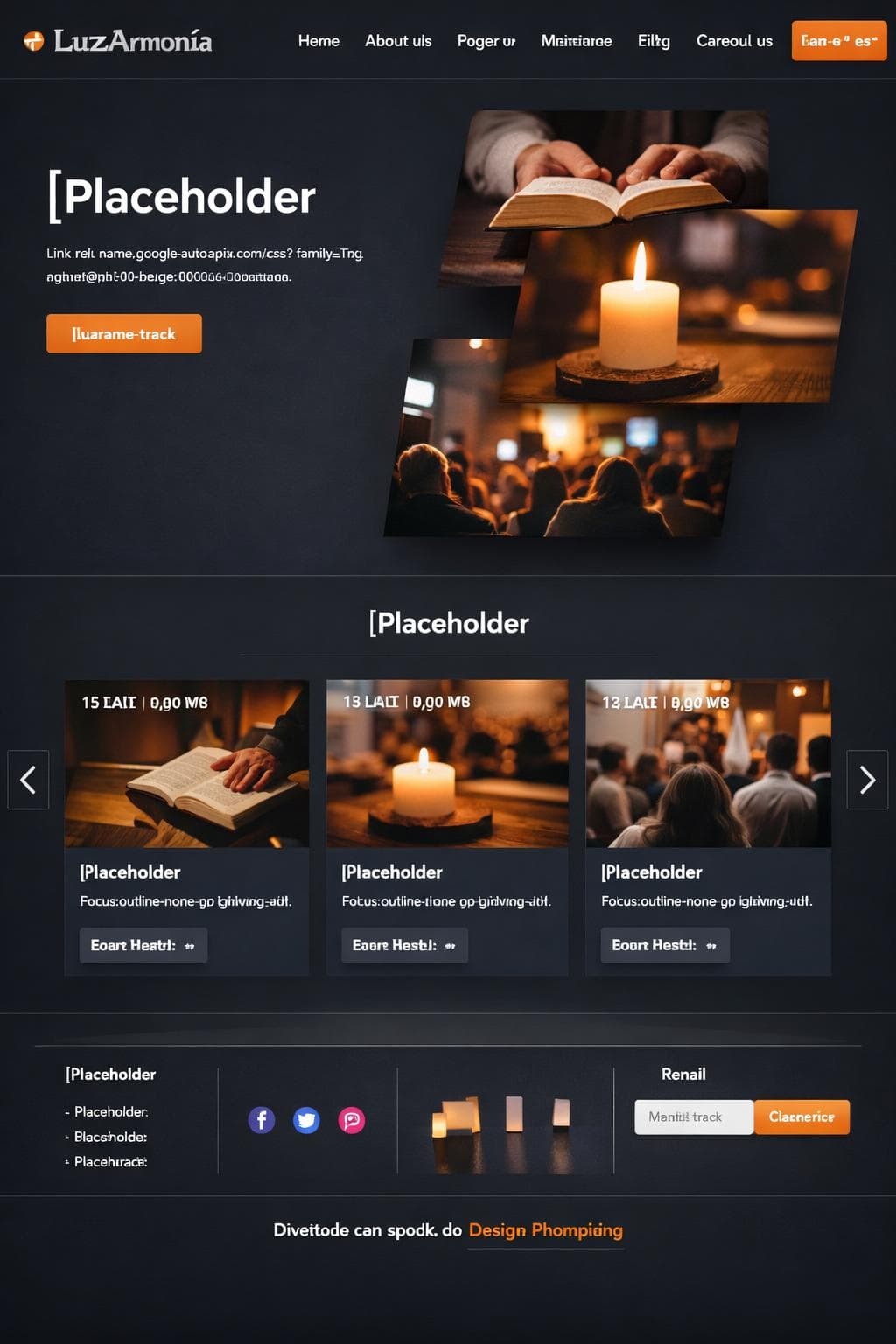 LuzArmonía — vista previa del theme