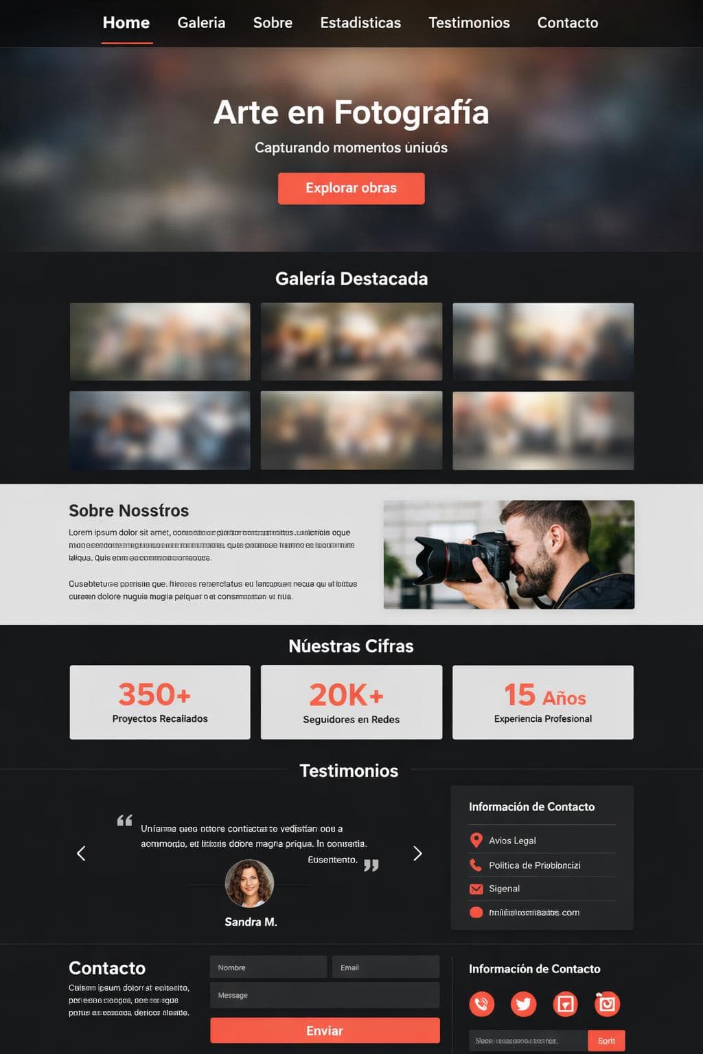 LuzCroma — vista previa del theme