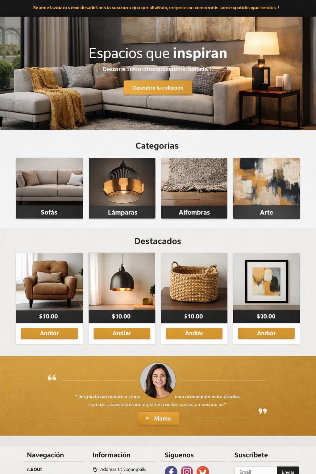 LuzNido &mdash; vista previa del theme