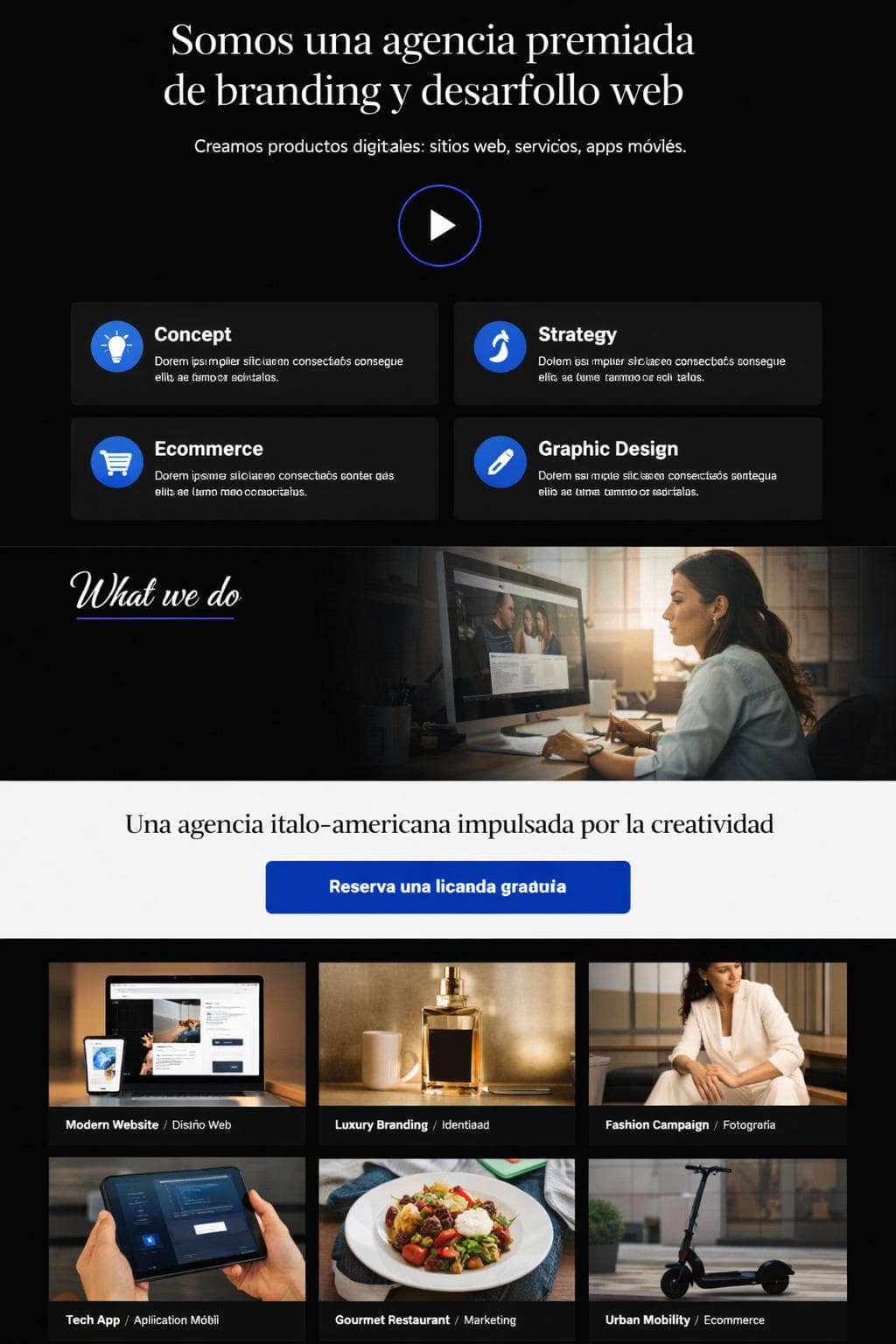 Lúzura Digital — vista previa del theme