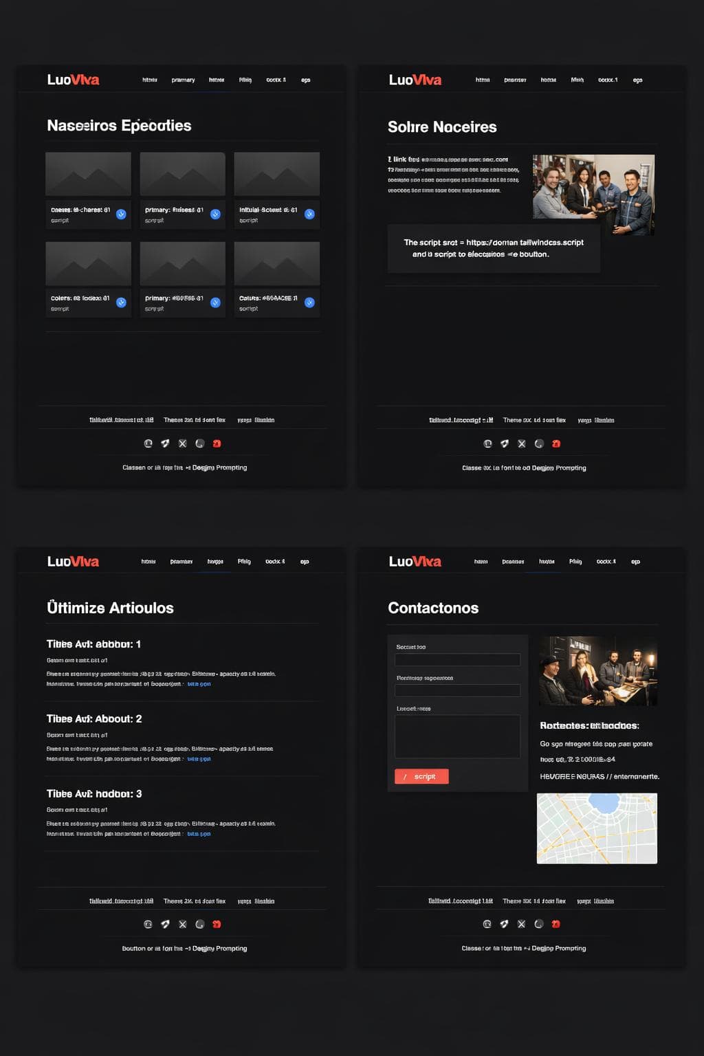 LuzViva Podcasts — vista previa del theme