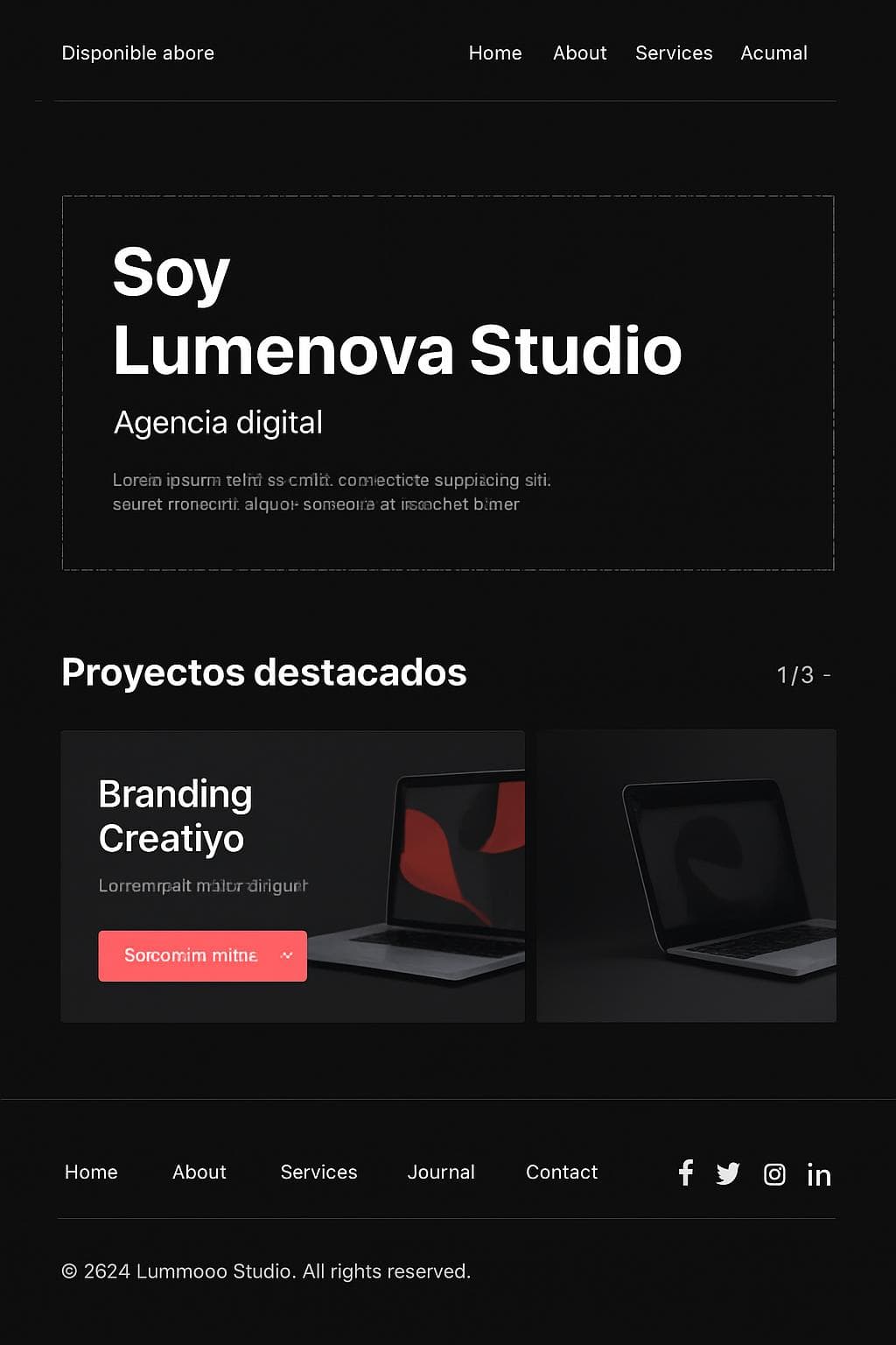 Magazine Alba — vista previa del theme