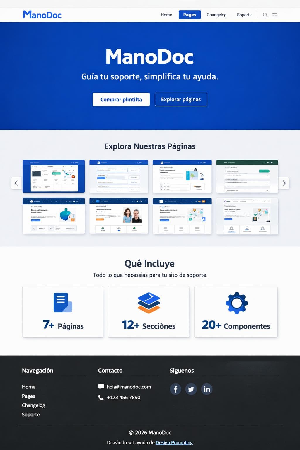 ManoDoc — vista previa del theme