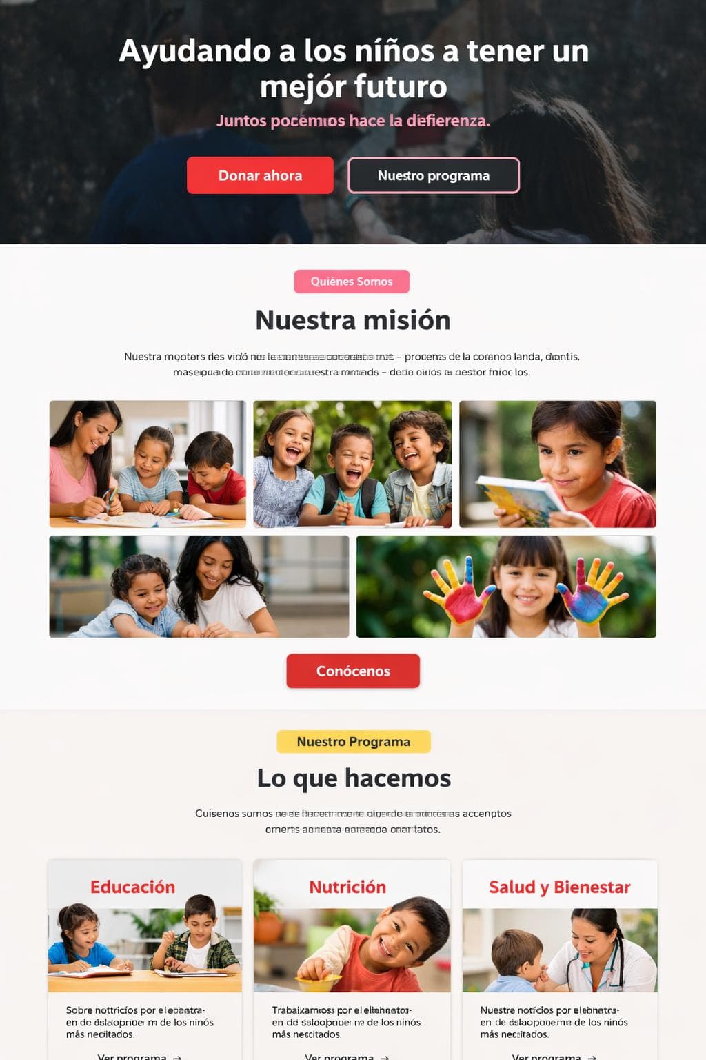 ManosAmigas — vista previa del theme