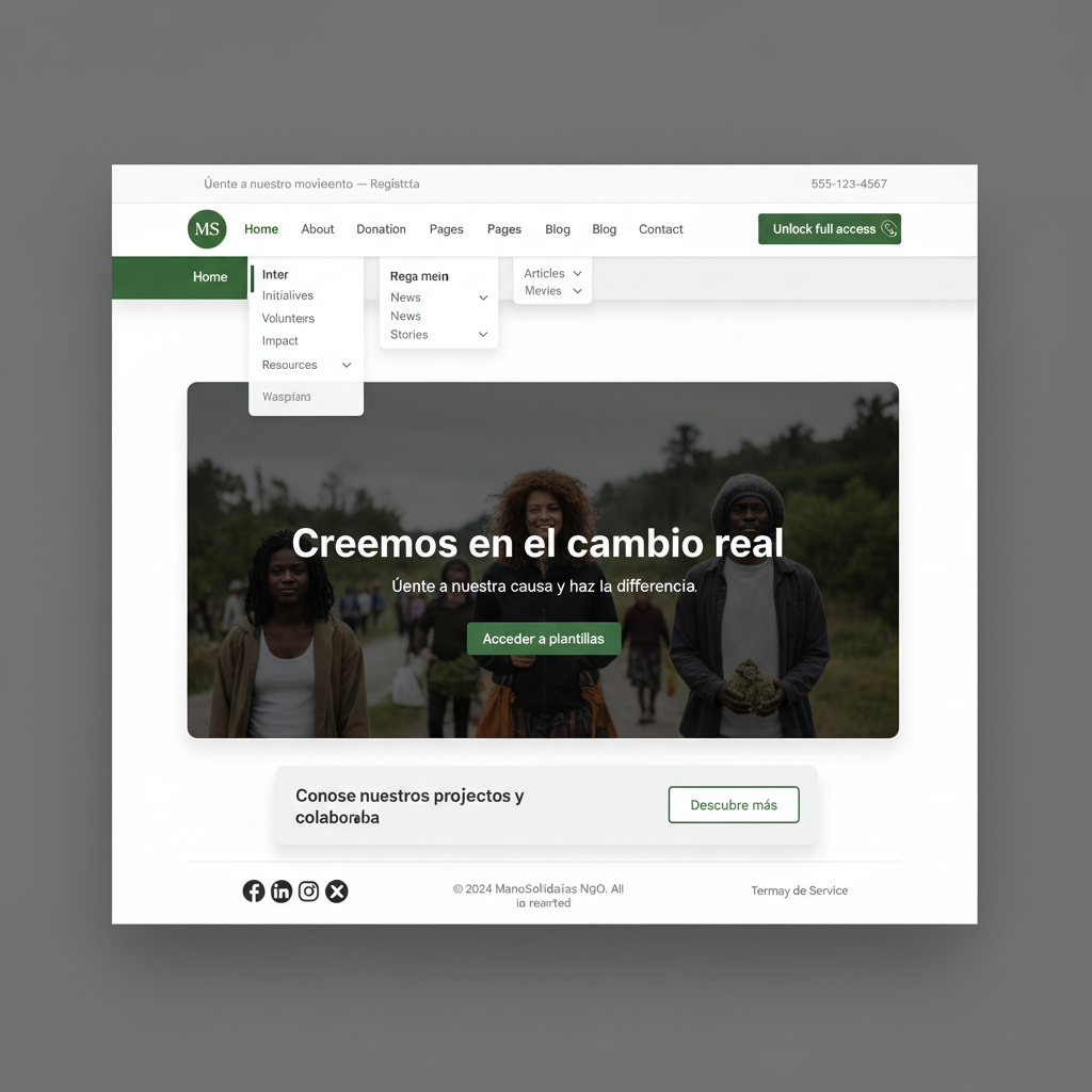 ManosSolidarias — vista previa del theme