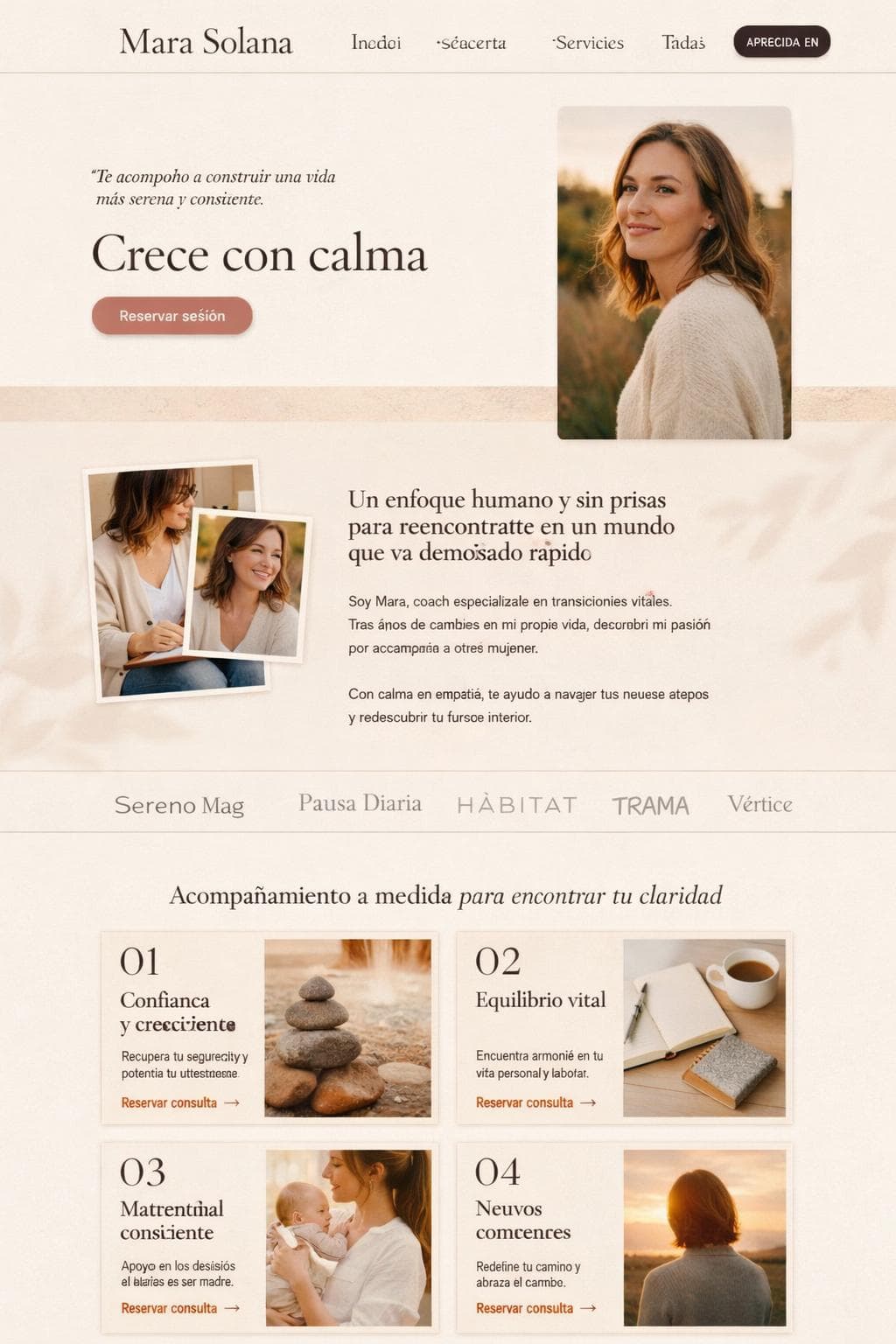 Mara Solana &mdash; vista previa del theme