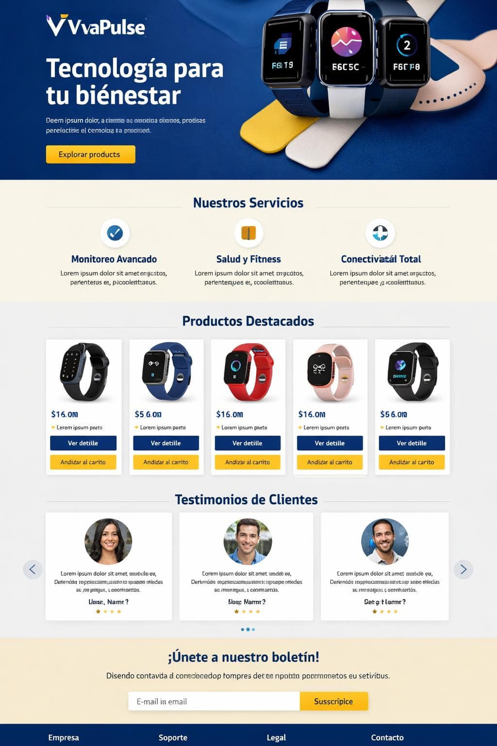 Market Marea — vista previa del theme
