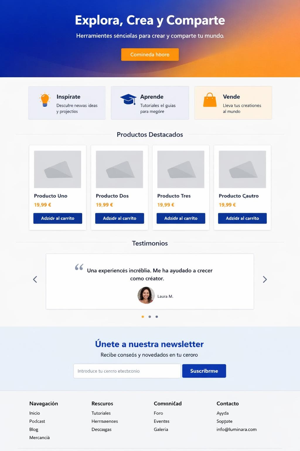 Market Perla — vista previa del theme