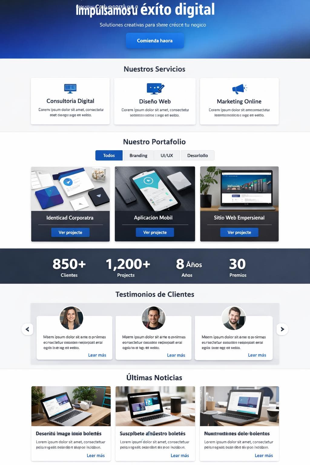 Marketing Brisa — vista previa del theme