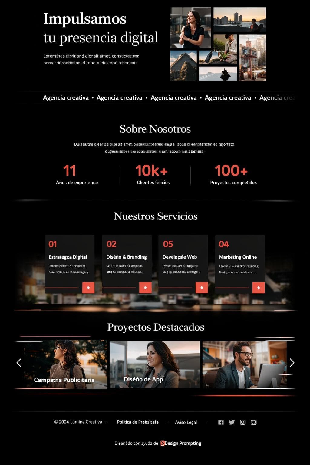 Media Boreal — vista previa del theme