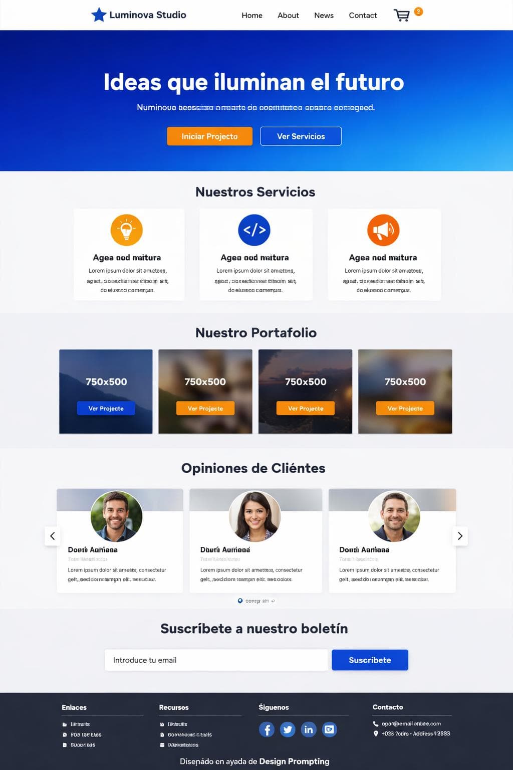 Media Neon — vista previa del theme
