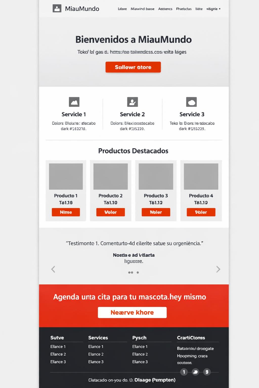 MiauMundo — vista previa del theme