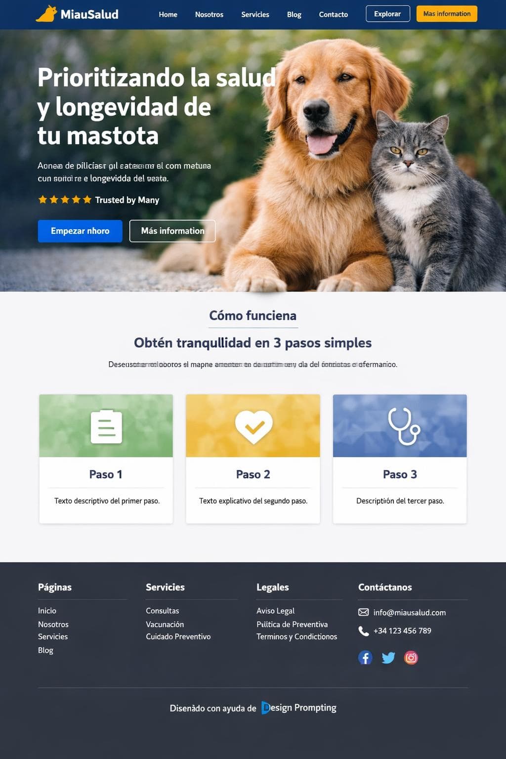 MiauSalud &mdash; vista previa del theme
