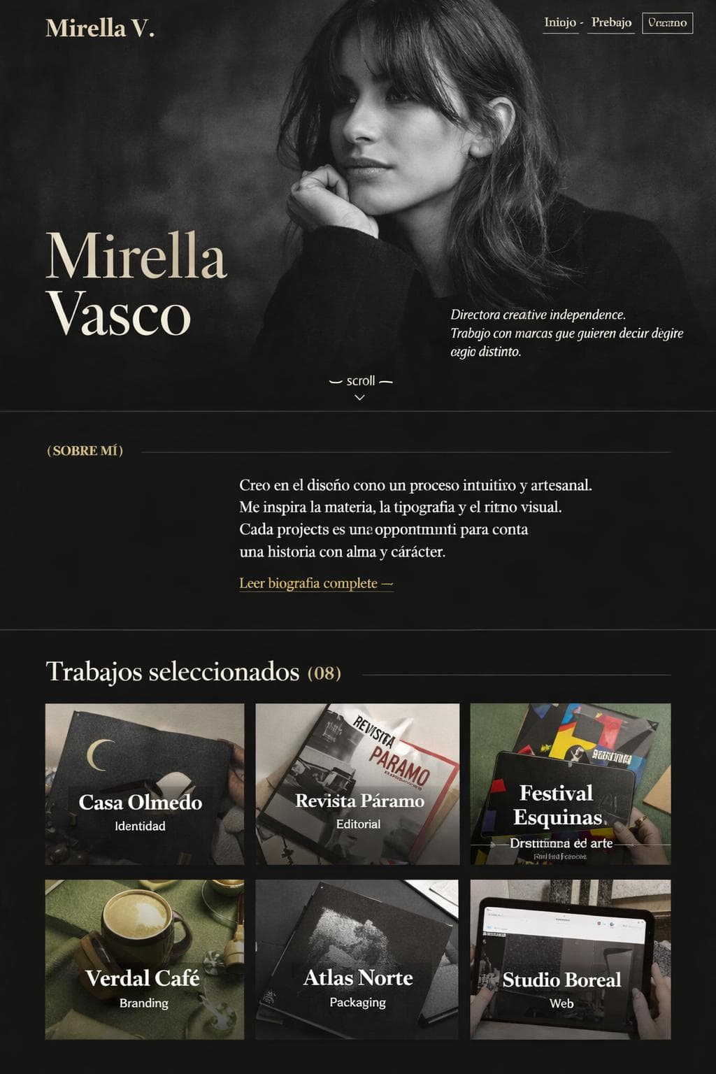 Mirella Vasco &mdash; vista previa del theme