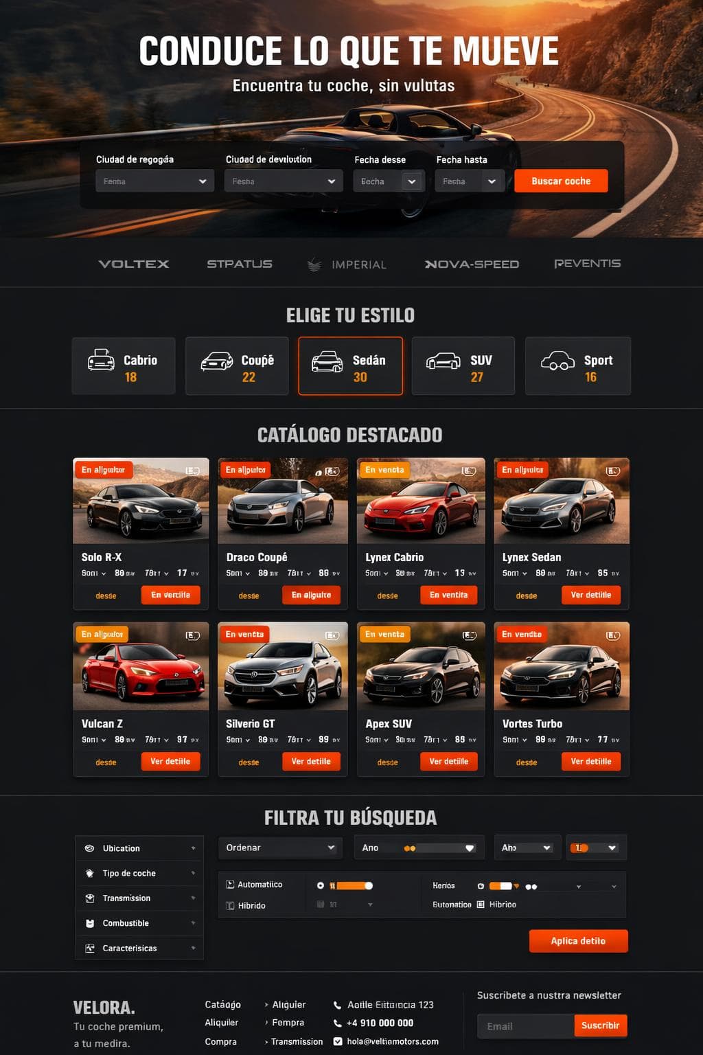 Motor Lira — vista previa del theme