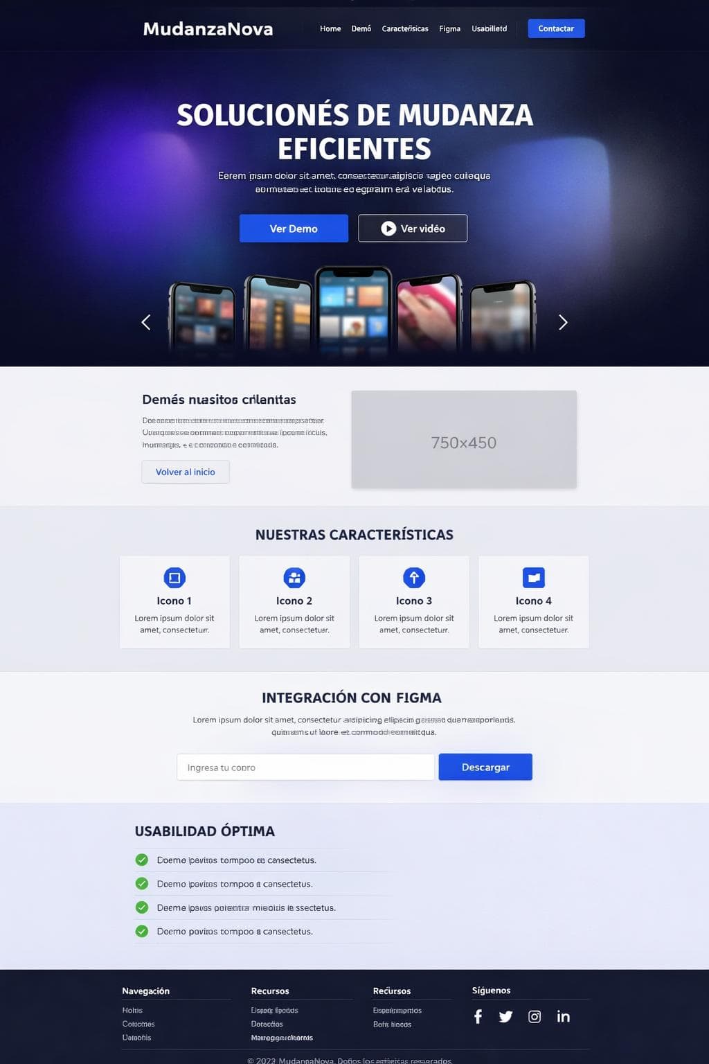 MudanzaNova &mdash; vista previa del theme
