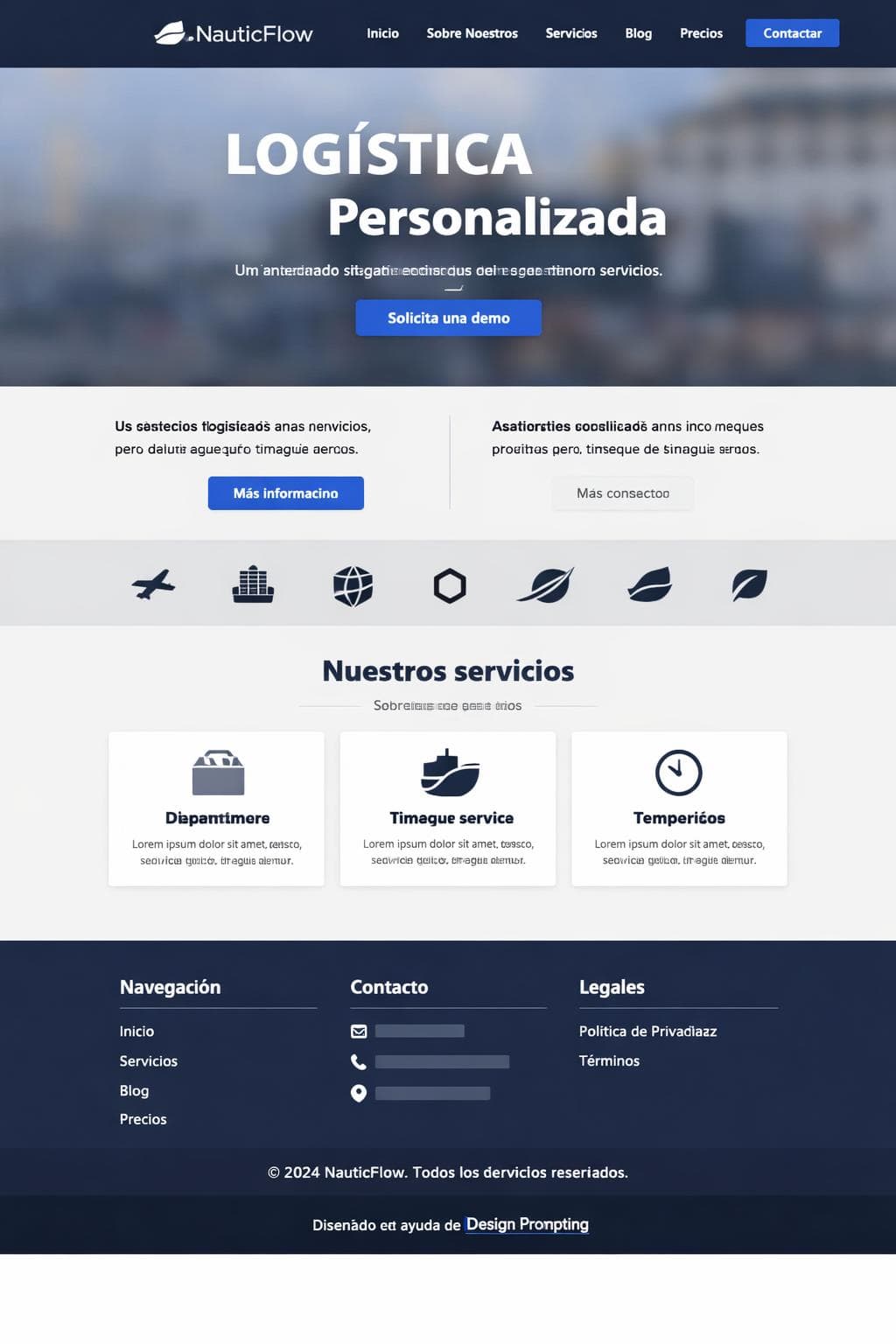 NauticFlow — vista previa del theme