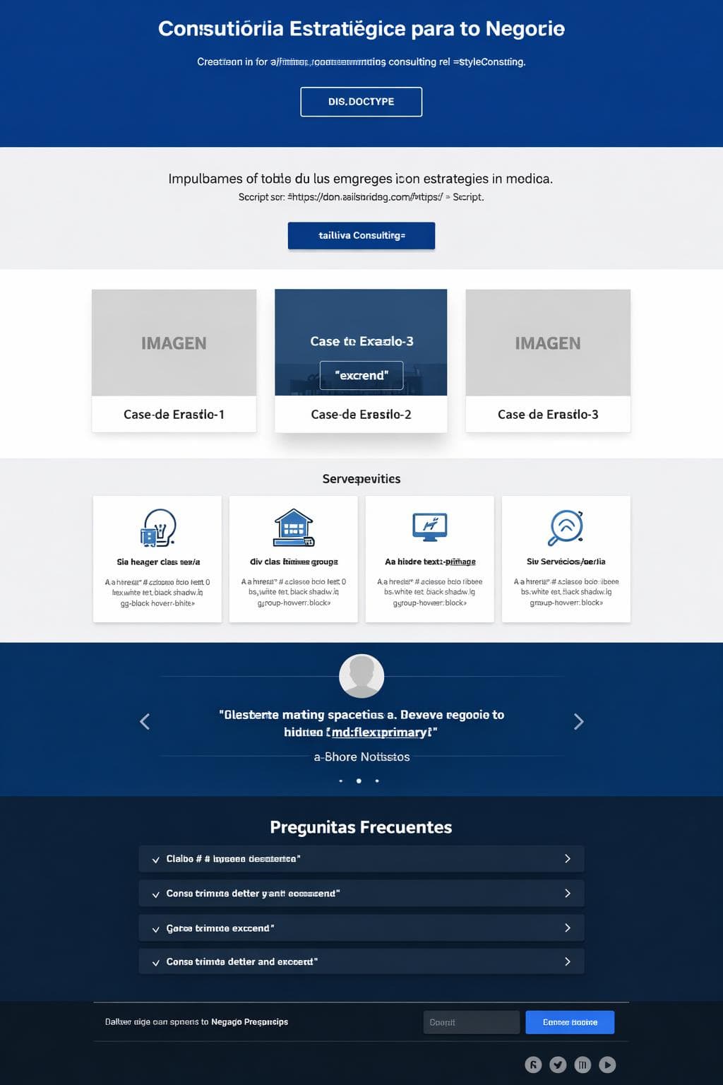 Nexiva Consulting &mdash; vista previa del theme