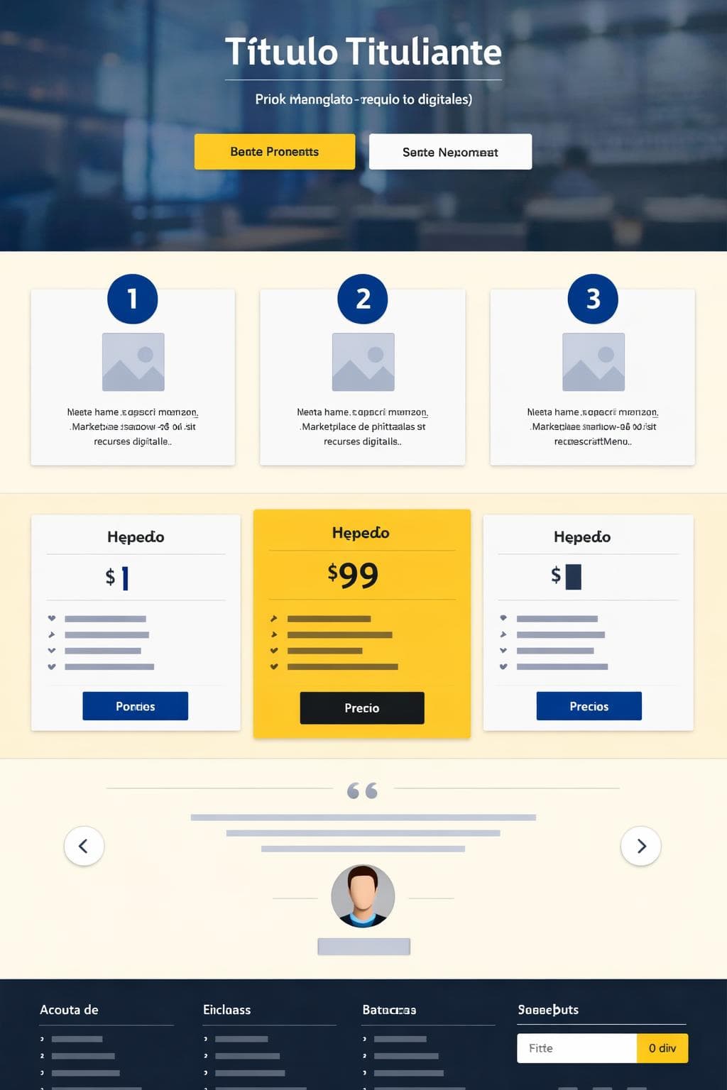 NexoCraft — vista previa del theme