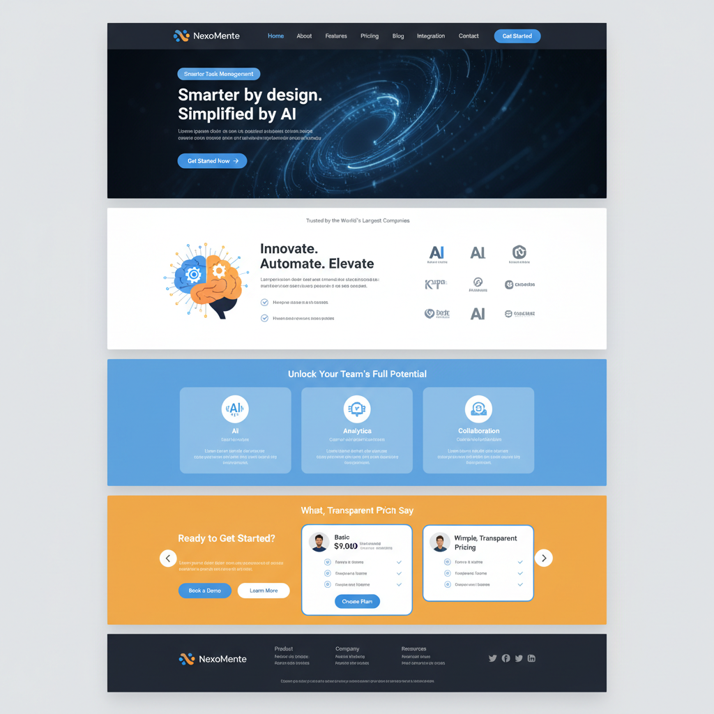 NexoMente — vista previa del theme