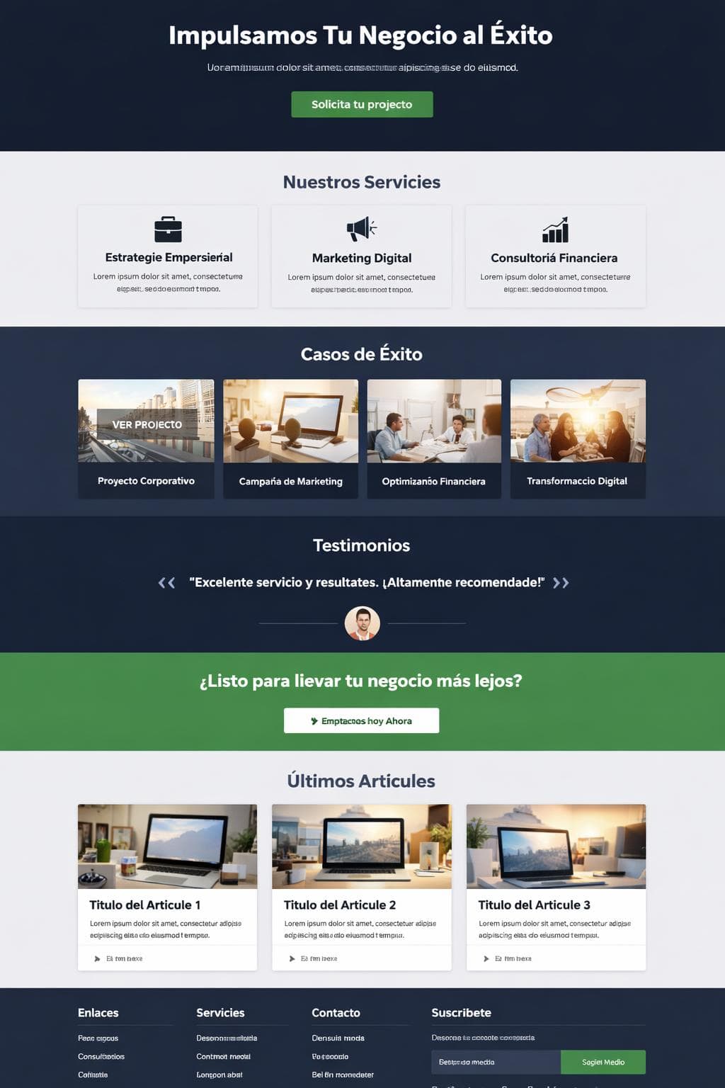 Nexora Consulting &mdash; vista previa del theme