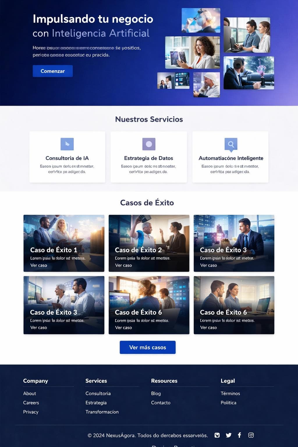 Nexus&Aacute;gora &mdash; vista previa del theme