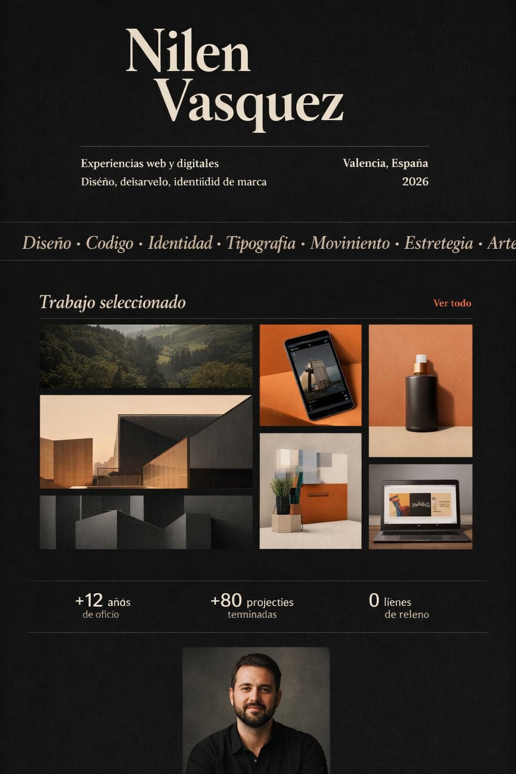 Nilen Vasquez &mdash; vista previa del theme