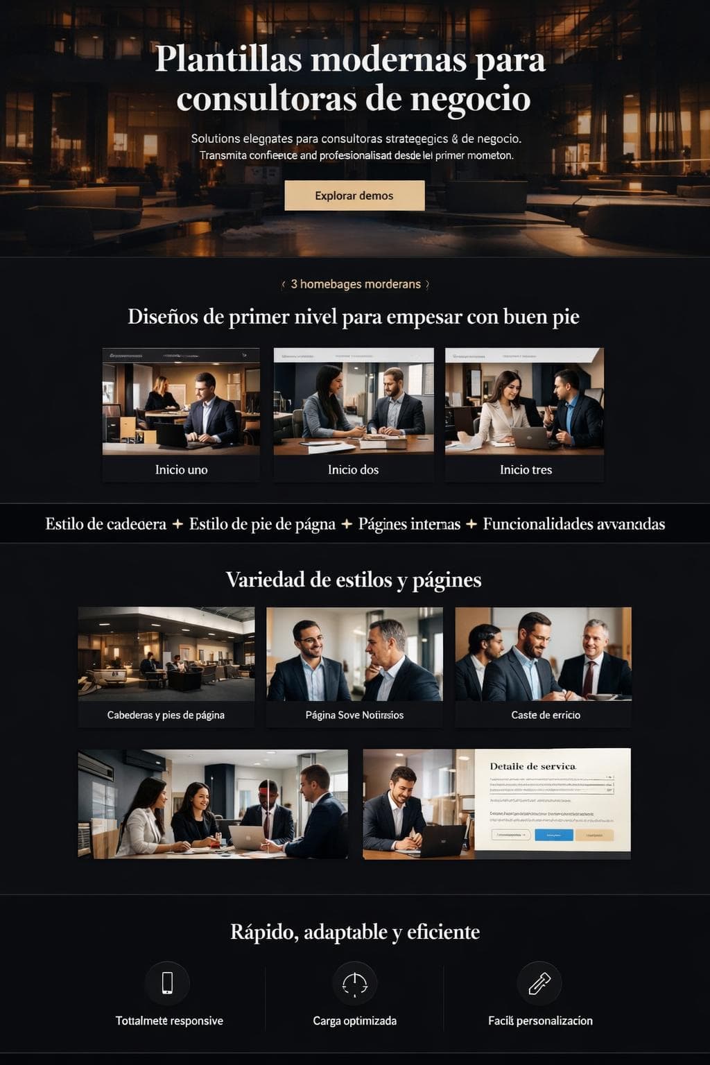 Norvex Advisory &mdash; vista previa del theme