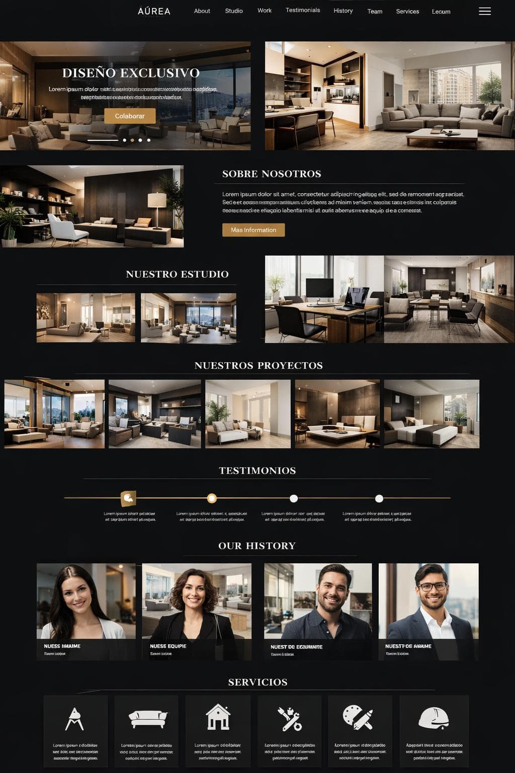Obra Alba — vista previa del theme