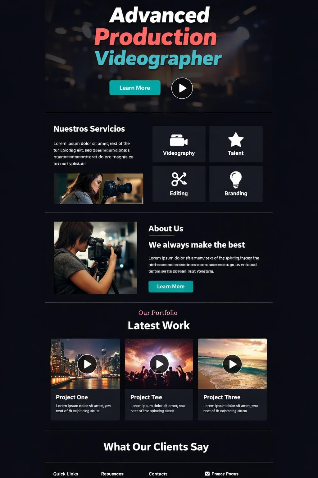 Ocio Quimera — vista previa del theme