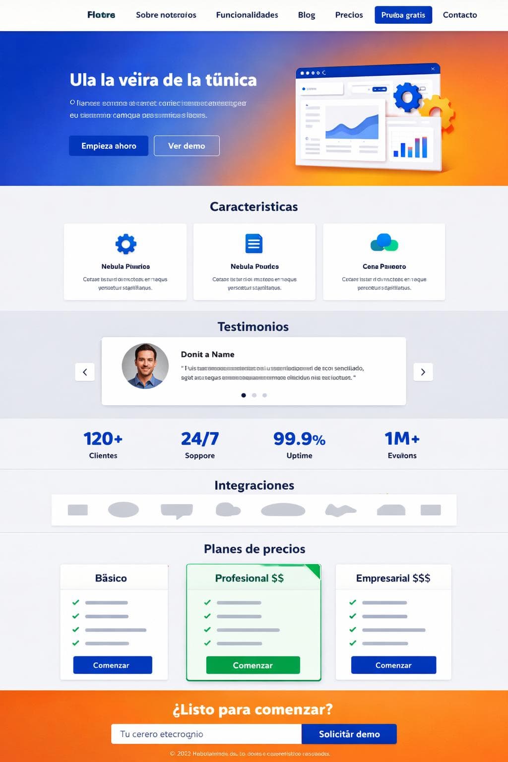Panel Boreal — vista previa del theme