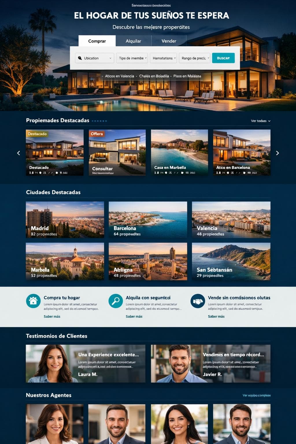 Propiedades Aurora &mdash; vista previa del theme