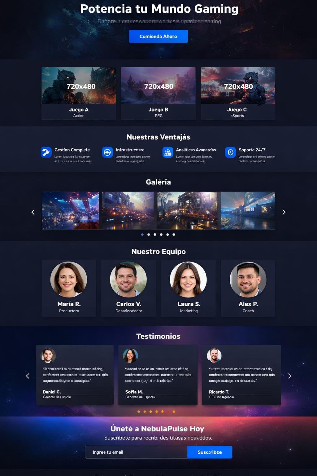 Proyecto Boreal — vista previa del theme