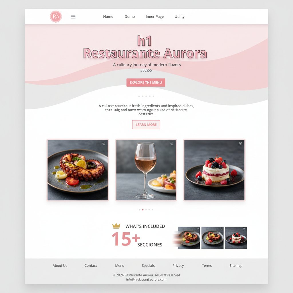 Restaurante Aurora &mdash; vista previa del theme