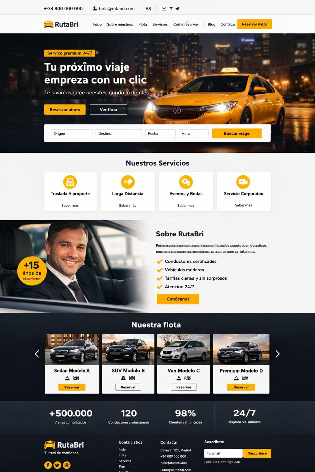 RutaBri — vista previa del theme