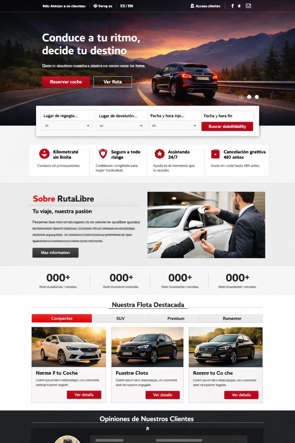 RutaLibre Alquiler — vista previa del theme