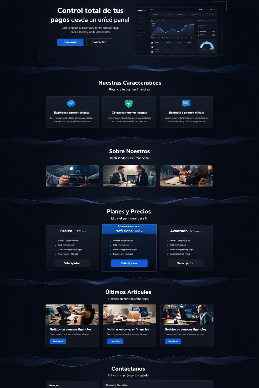Saas Zafiro — vista previa del theme