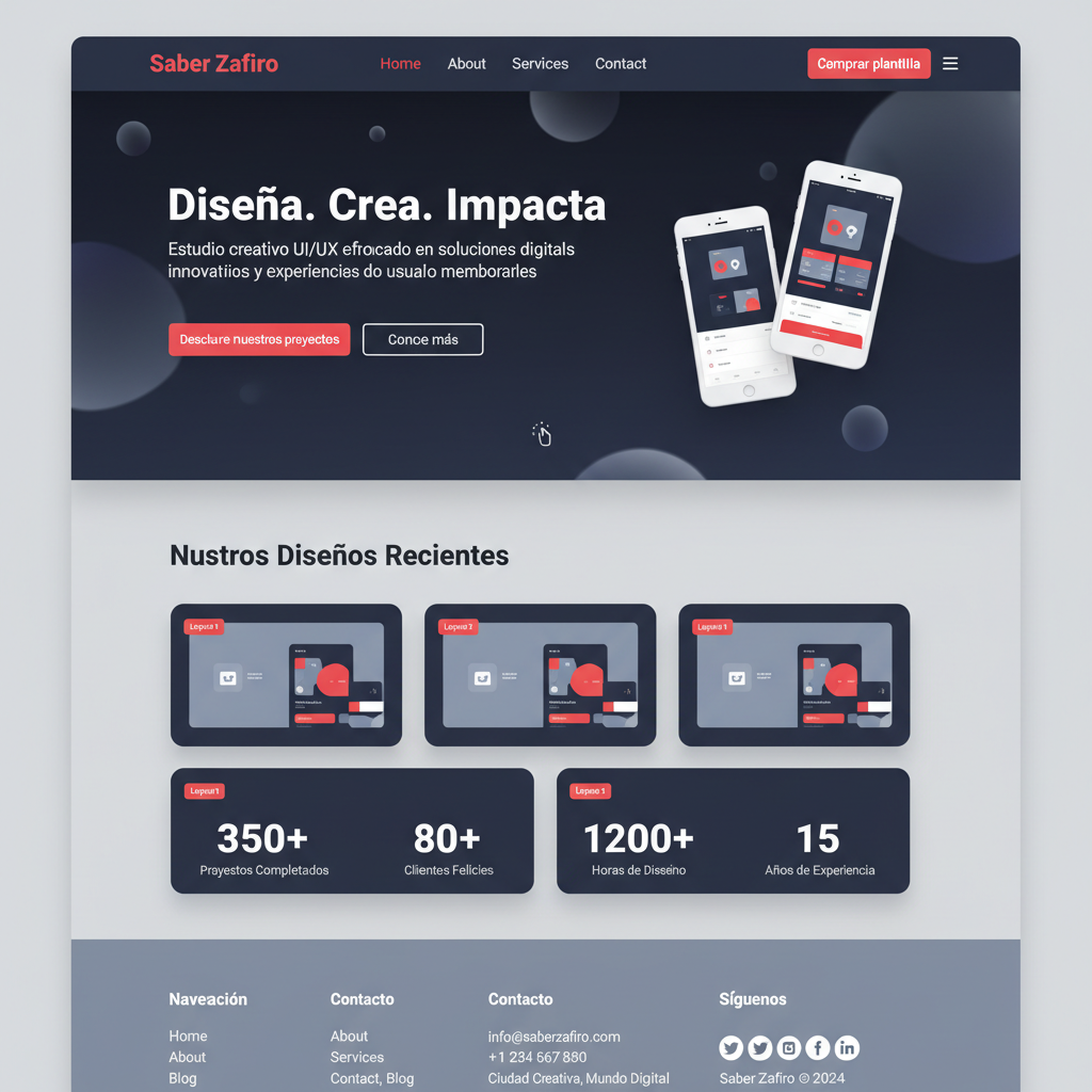 Saber Zafiro &mdash; vista previa del theme
