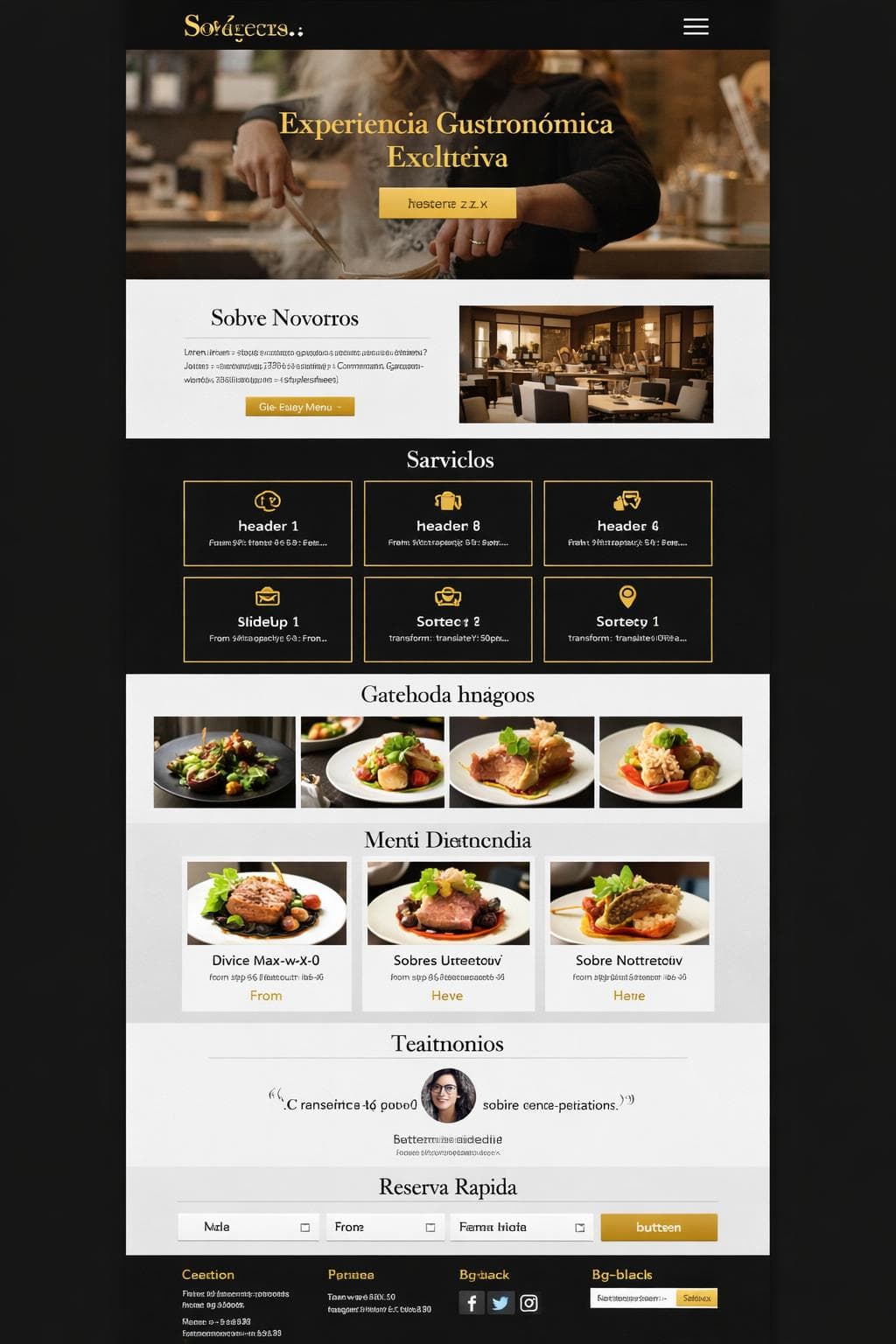 Sabores Aurora &mdash; vista previa del theme