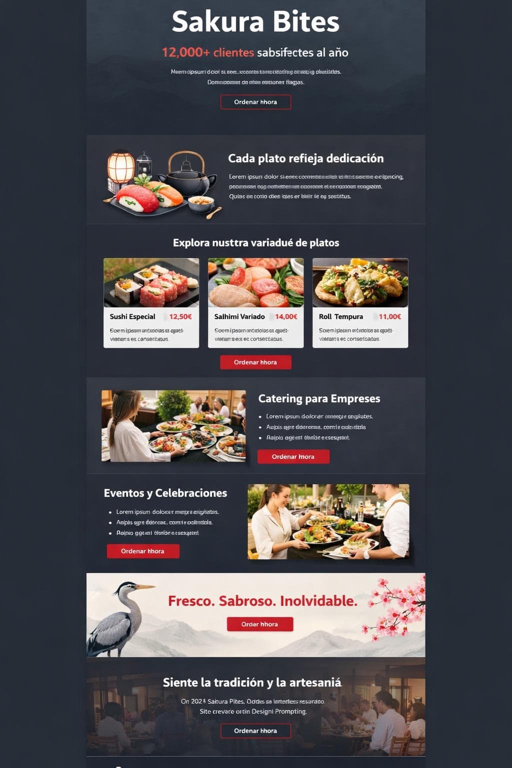 Sakura Bites &mdash; vista previa del theme
