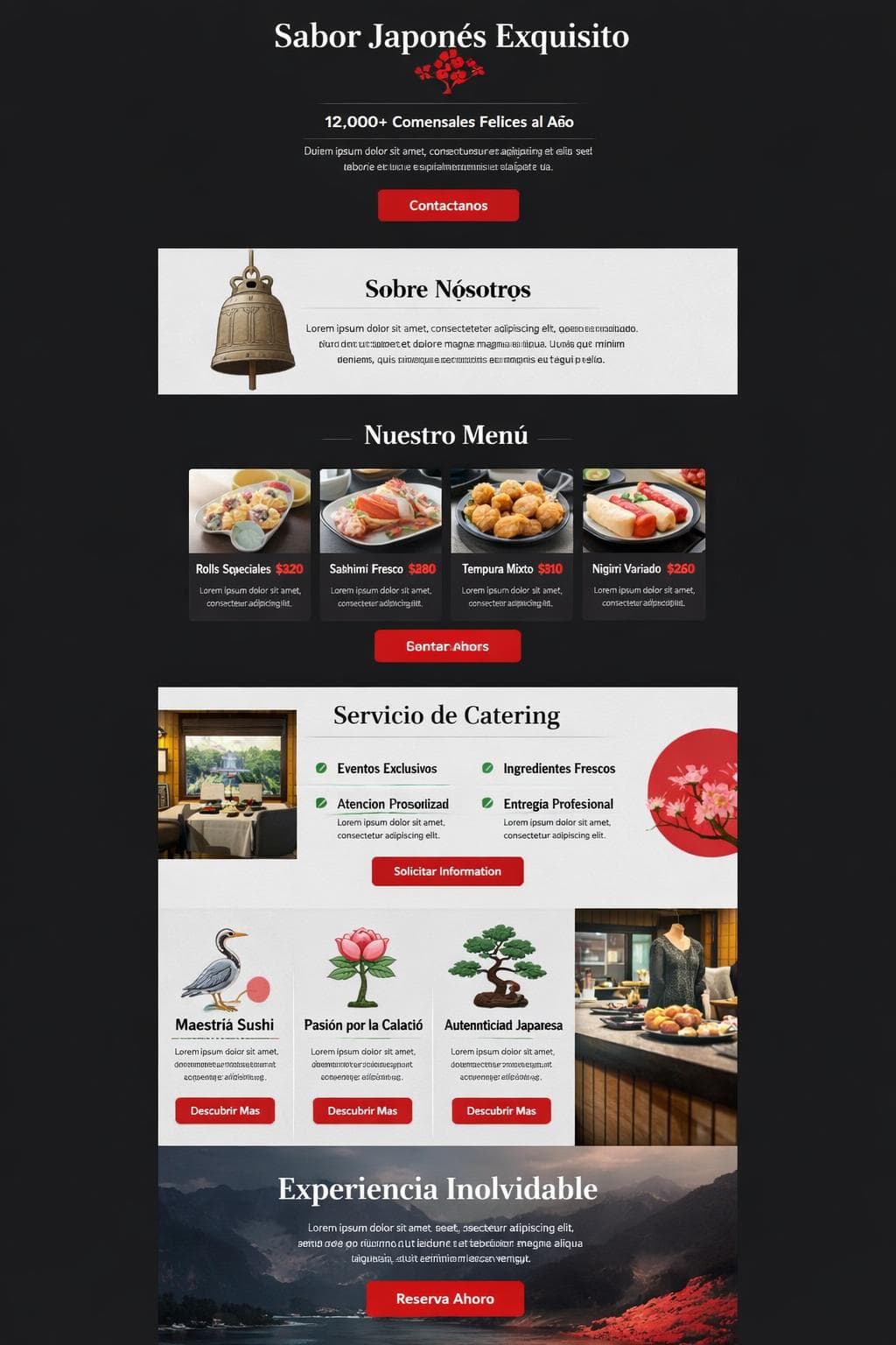 SakuraSabor &mdash; vista previa del theme