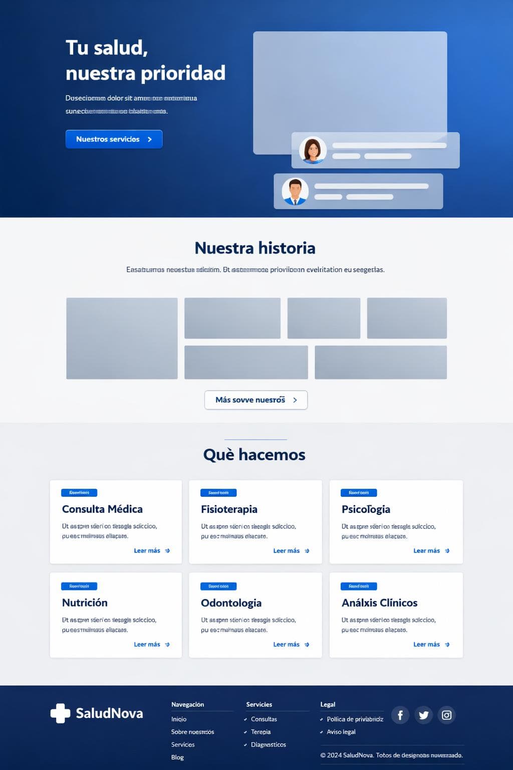 Salud Coral — vista previa del theme