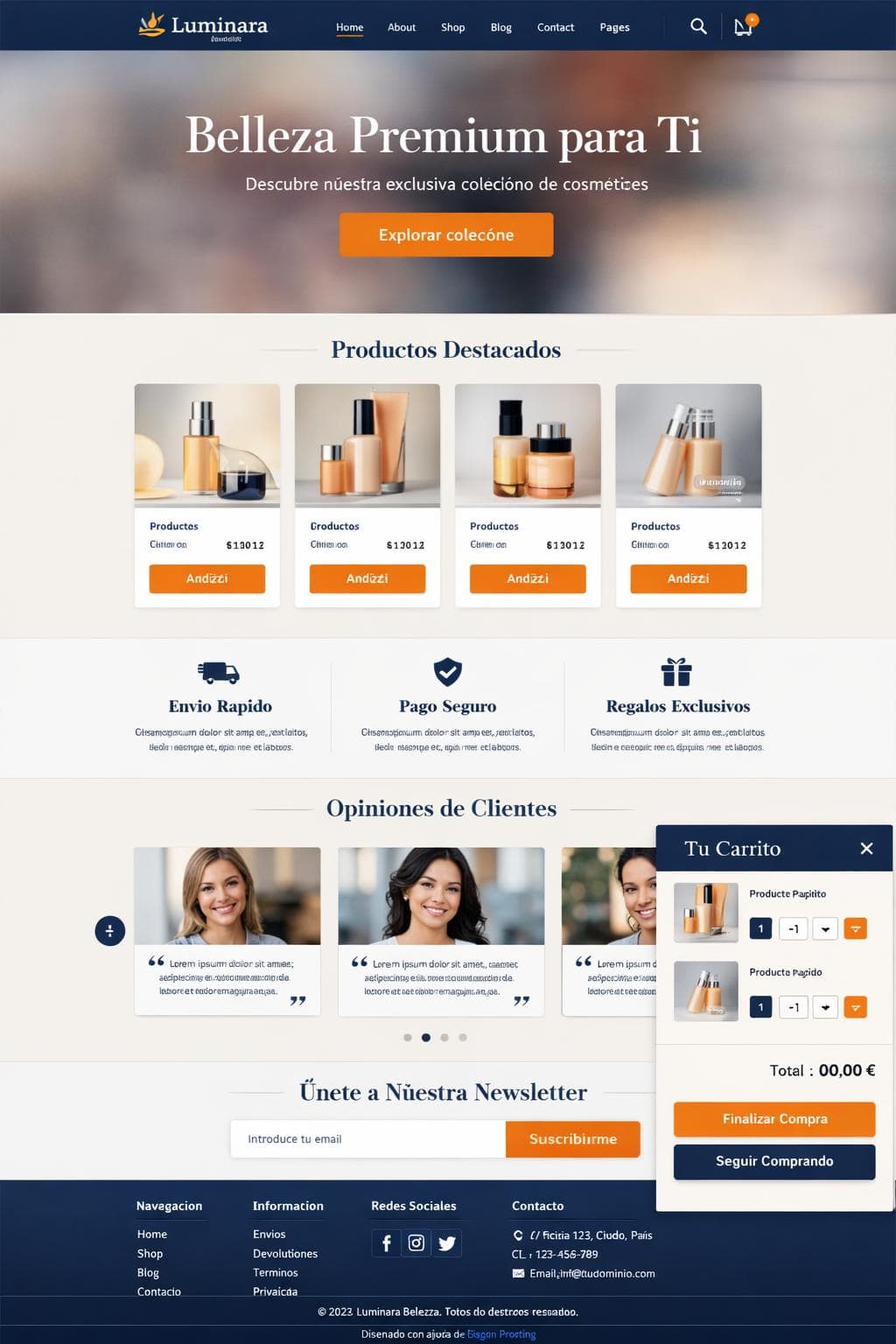 Shop Ónix — vista previa del theme