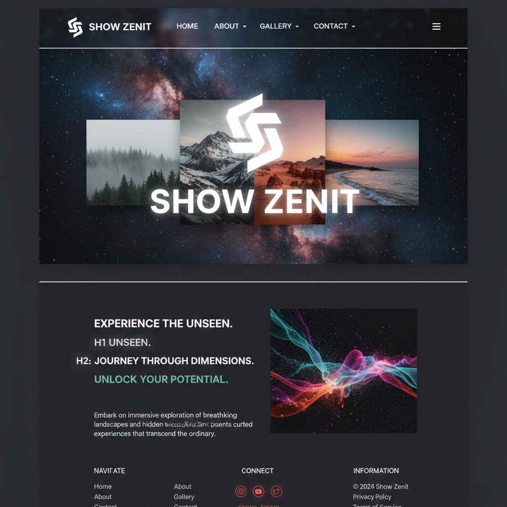 Show Zenit — vista previa del theme