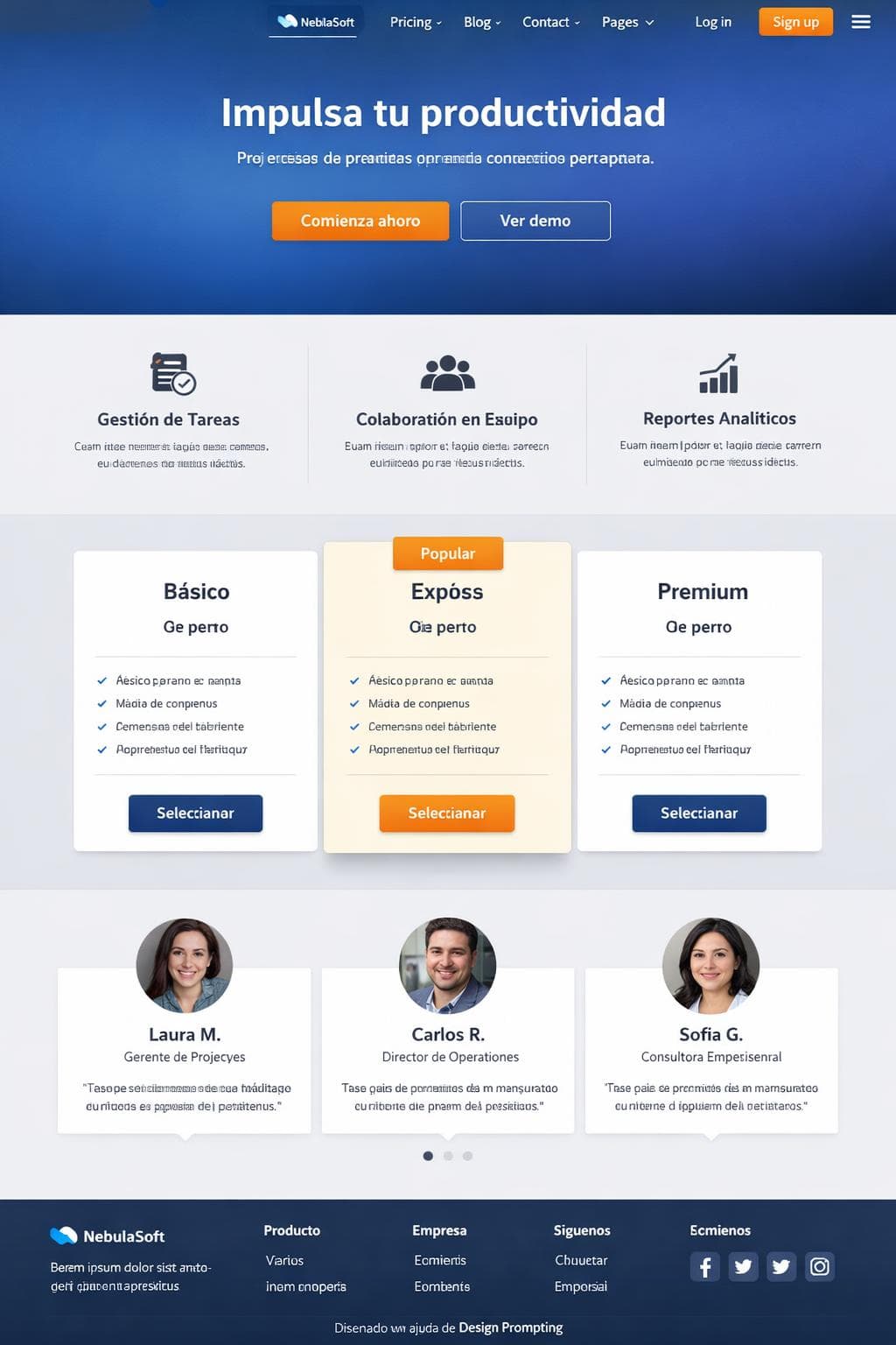 Sistemas Cobalto &mdash; vista previa del theme