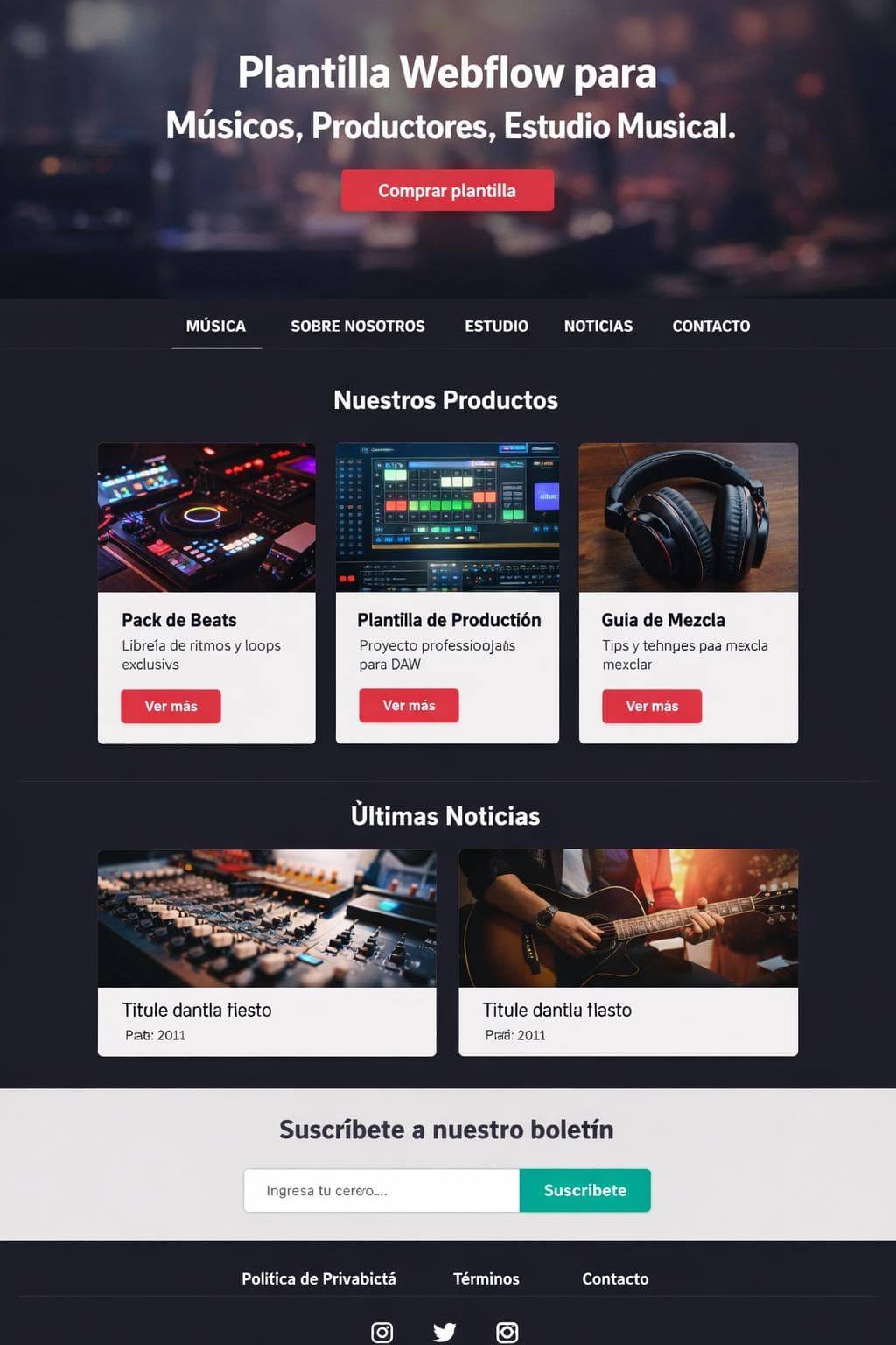 SonoraLuz — vista previa del theme