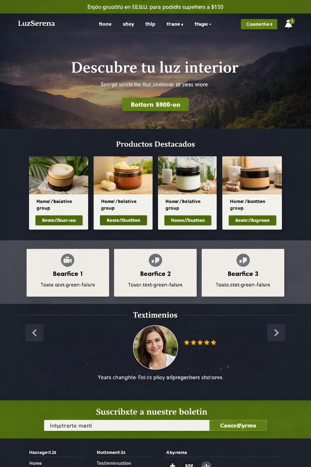 Spa Duna — vista previa del theme