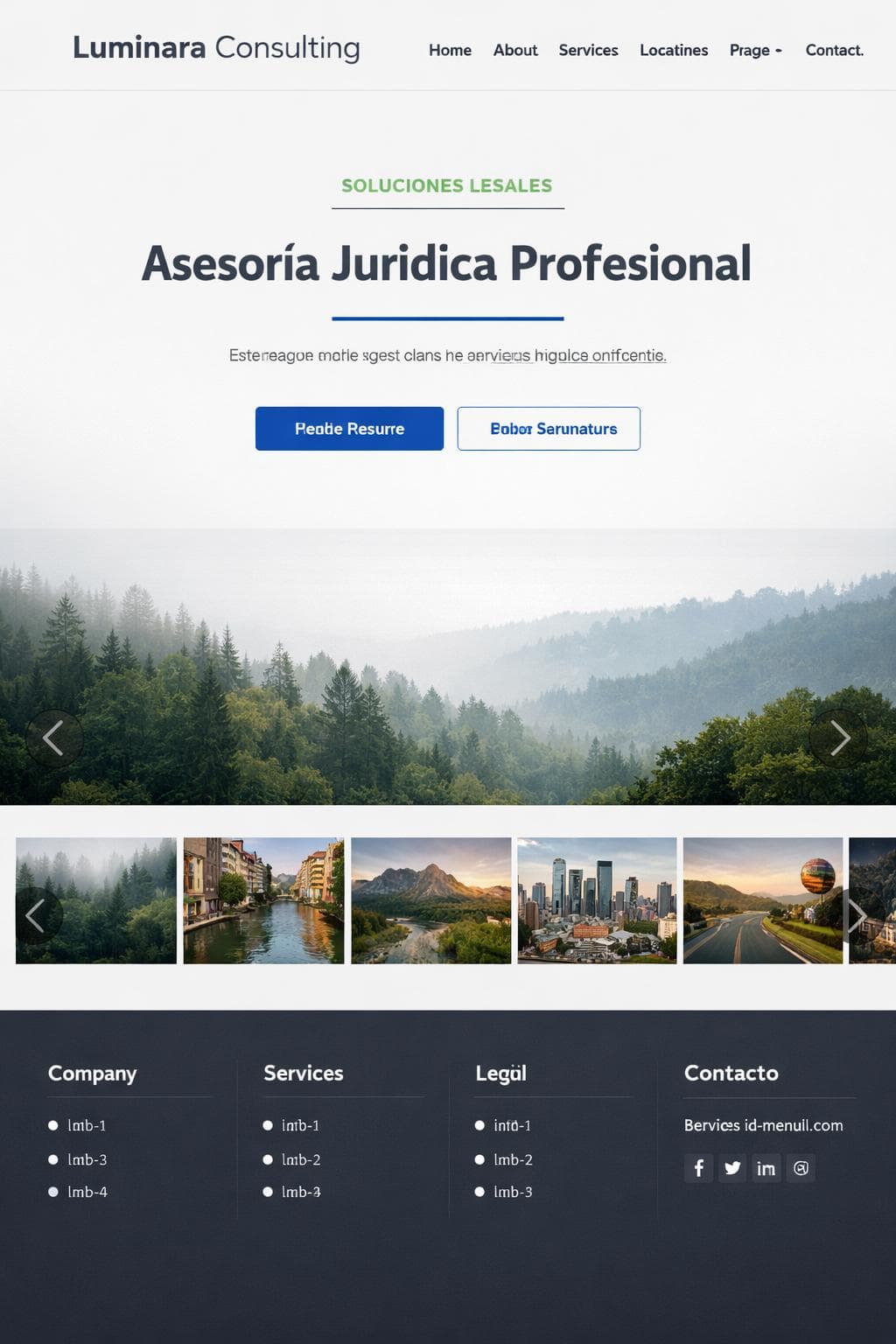Spa Éter — vista previa del theme