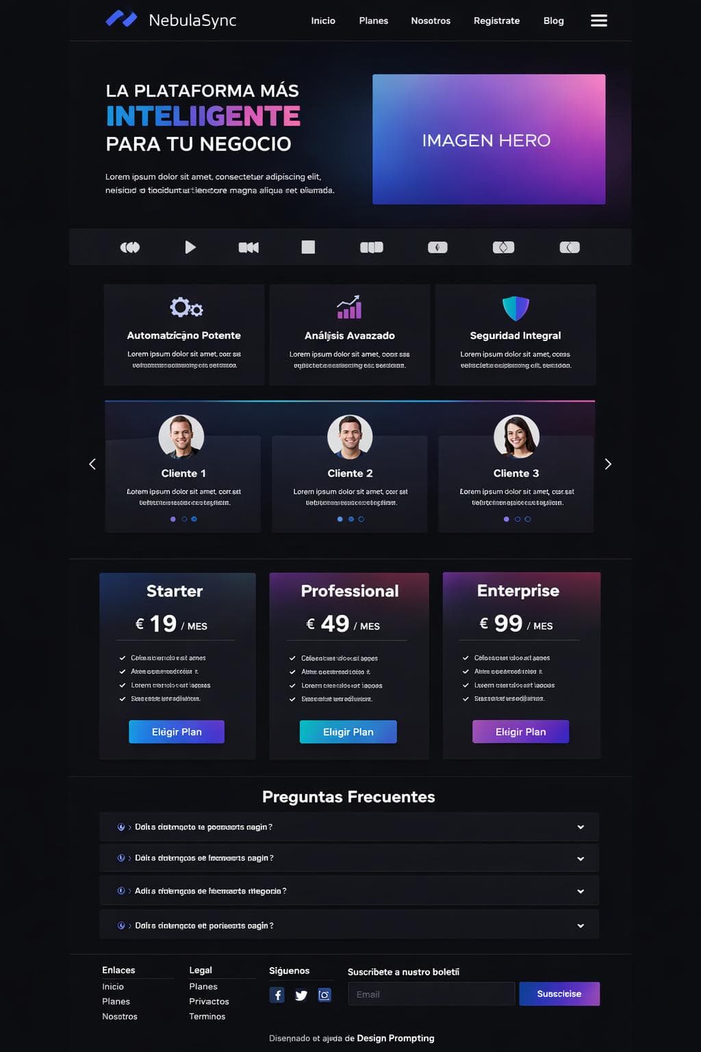 Stack Ónix — vista previa del theme